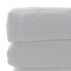 Sferra White Twin Plush Blanket Combed Cotton Home Collection Soft Portugal NEW2