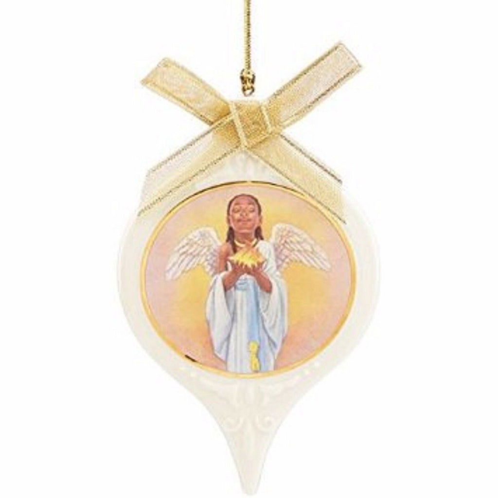 Thomas Blackshear Angel Of Hope Ornament Ebony Visions Lenox Christmas LE NEW0
