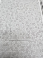 Sferra Catella Grey Euro Sham Squares Cotton Sateen Jacquard Soft Italy NEW16
