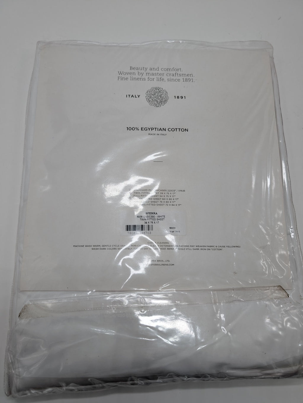 Yves Delorme Athena Queen Duvet Set 3PC Tan Stripes Egyptian Percale 500TC NEW11