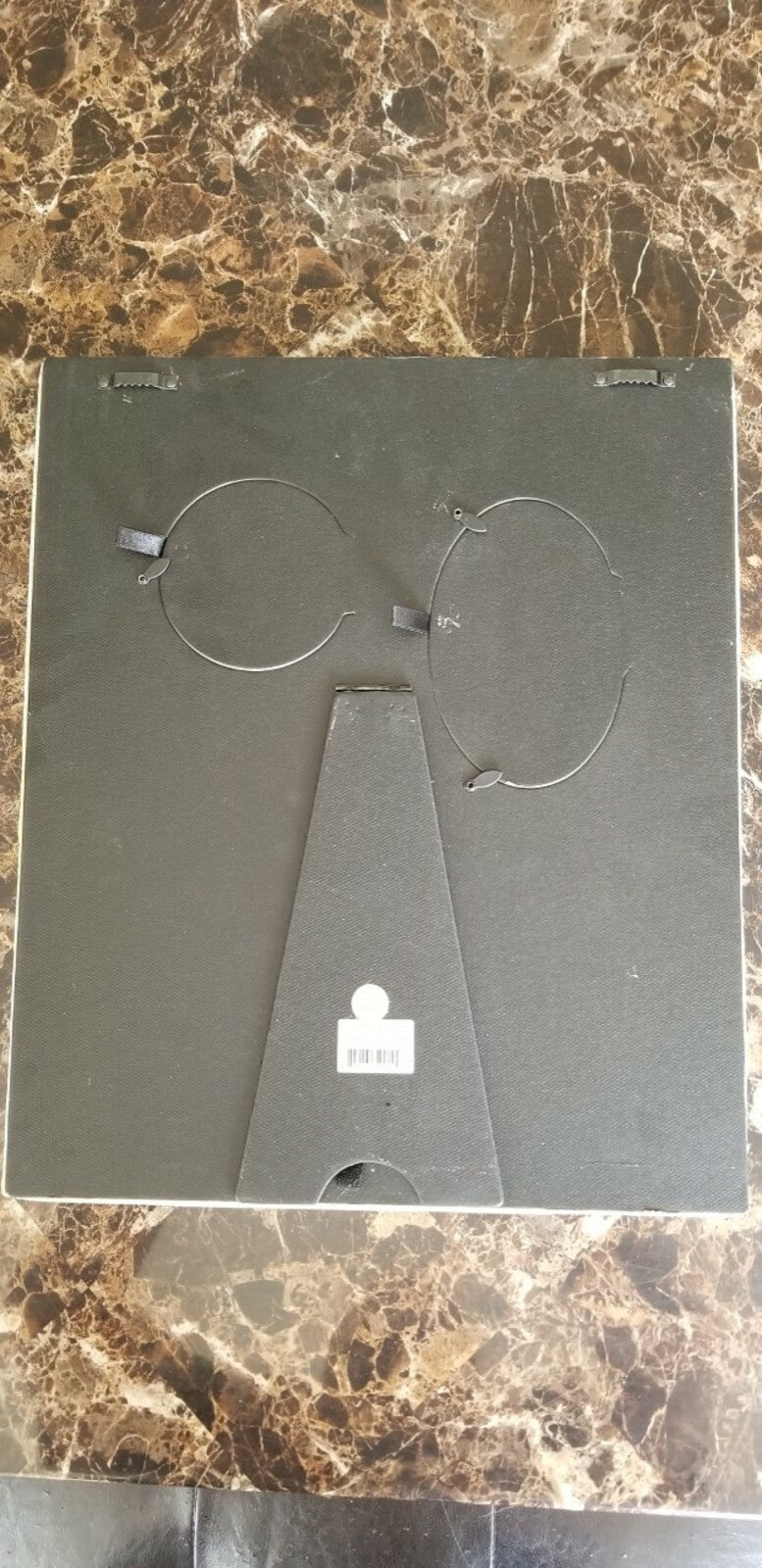 Lenox Safari Elephant Double Window Photo Frame Ivory Carved Antiqued 17" NEW7
