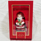 Lenox 2024 Santa With Lucky Pickle Figurine Ornament  Annual Cane Christmas NEW13