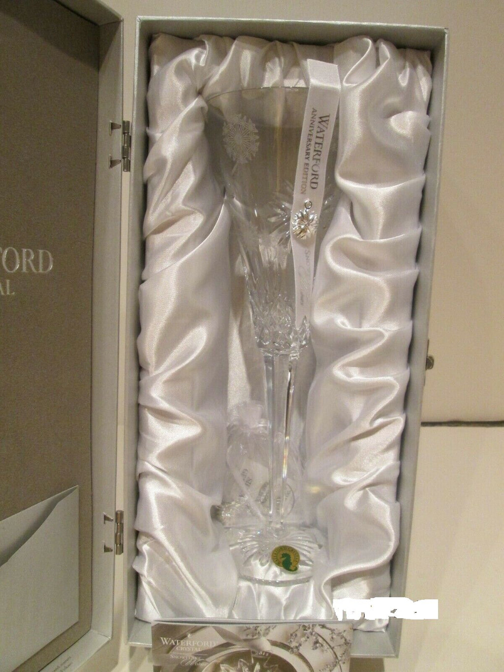 Waterford Crystal 2020 Snowflake Wishes Love Flute 10th Ed #1055481 NEW IN BOX4