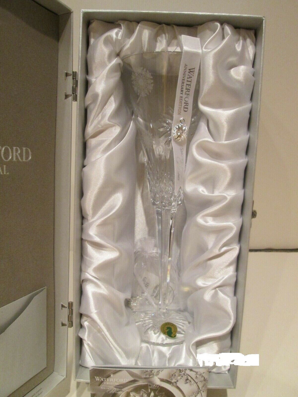 Waterford Crystal 2020 Snowflake Wishes Love Flute 10th Ed #1055481 NEW IN BOX4