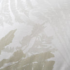 Yves Delorme Palmea Sage Queen Flat Sheet Palm Leaves Reversible Jacquard NEW6