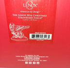 Lenox 2016 Christmas Strawberry Figurine Finch Garden Bird  Annual Pinecones NEW6