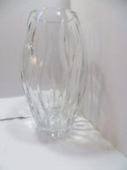 Lenox  Irish Spring Darcy Crystal Vase Vertical Cuts Hand Cut 10" Ireland NEW8