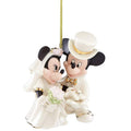 Lenox Disney Minnie's Dream Wedding Ornament Mickey Mouse Ring 3.5" Bride New0