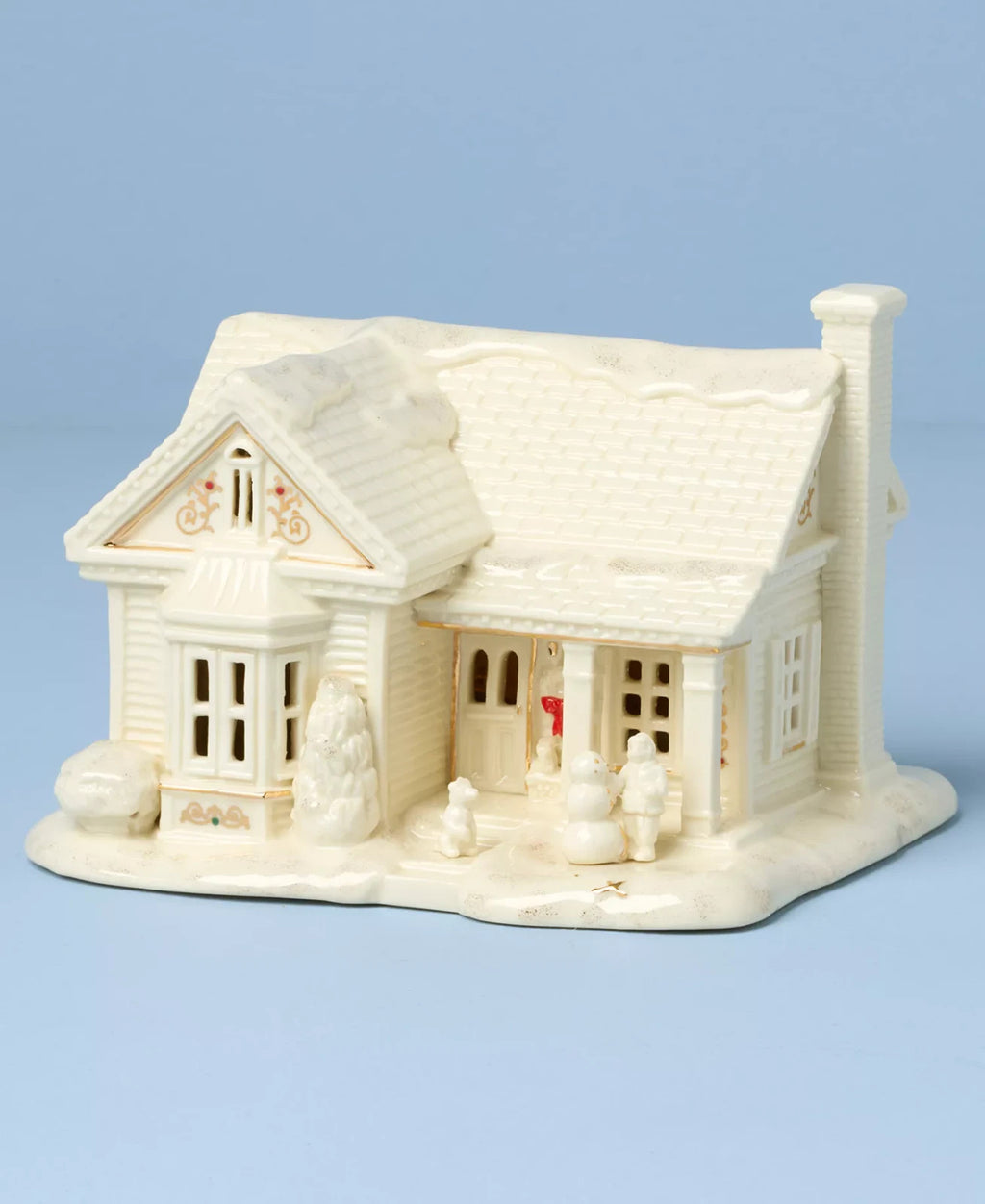 Lenox  Mistletoe Park Lighted Starter Set 3PC House Mini Figurines Christmas NEW5