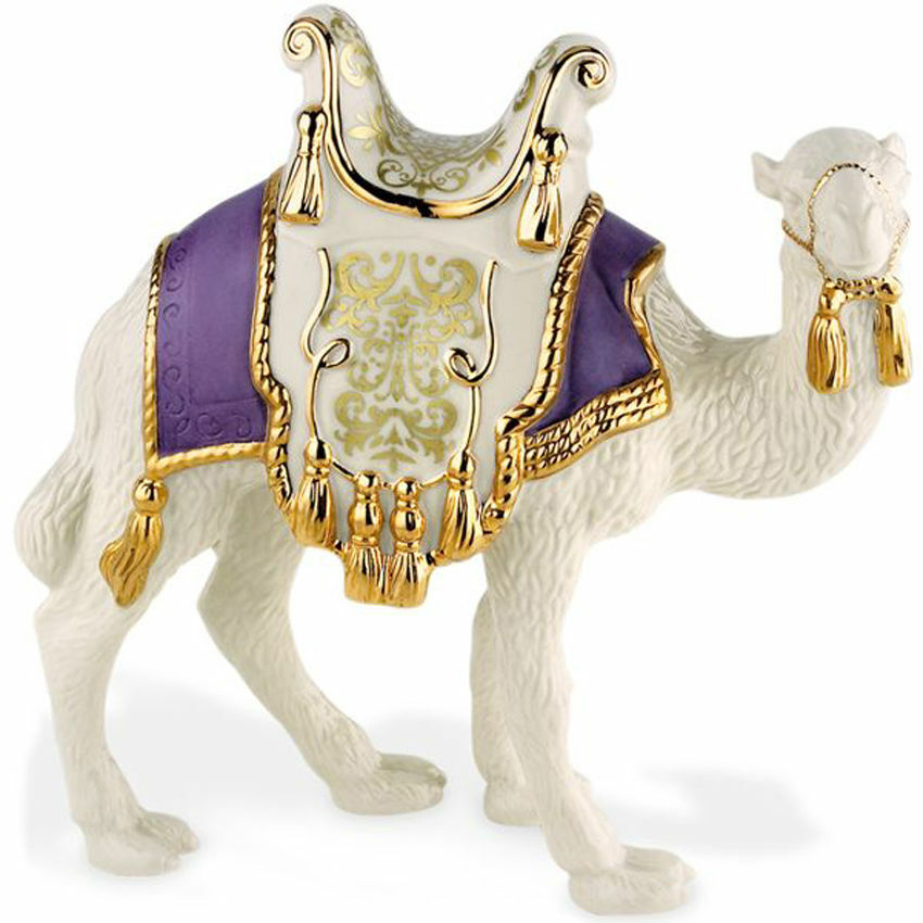 Lenox First Blessing Nativity Standing Camel Figurine Purple Saddle 1st NEW BOX0