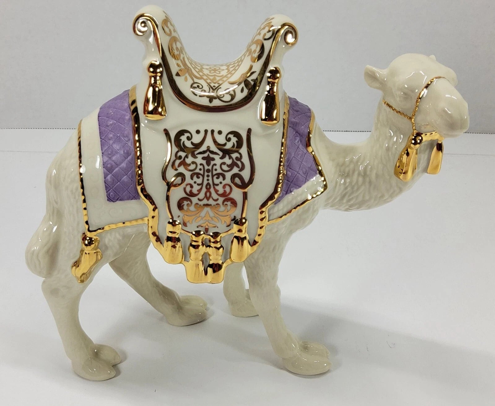 Lenox First Blessing Nativity Standing Camel Figurine Purple Saddle 1st NEW BOX13