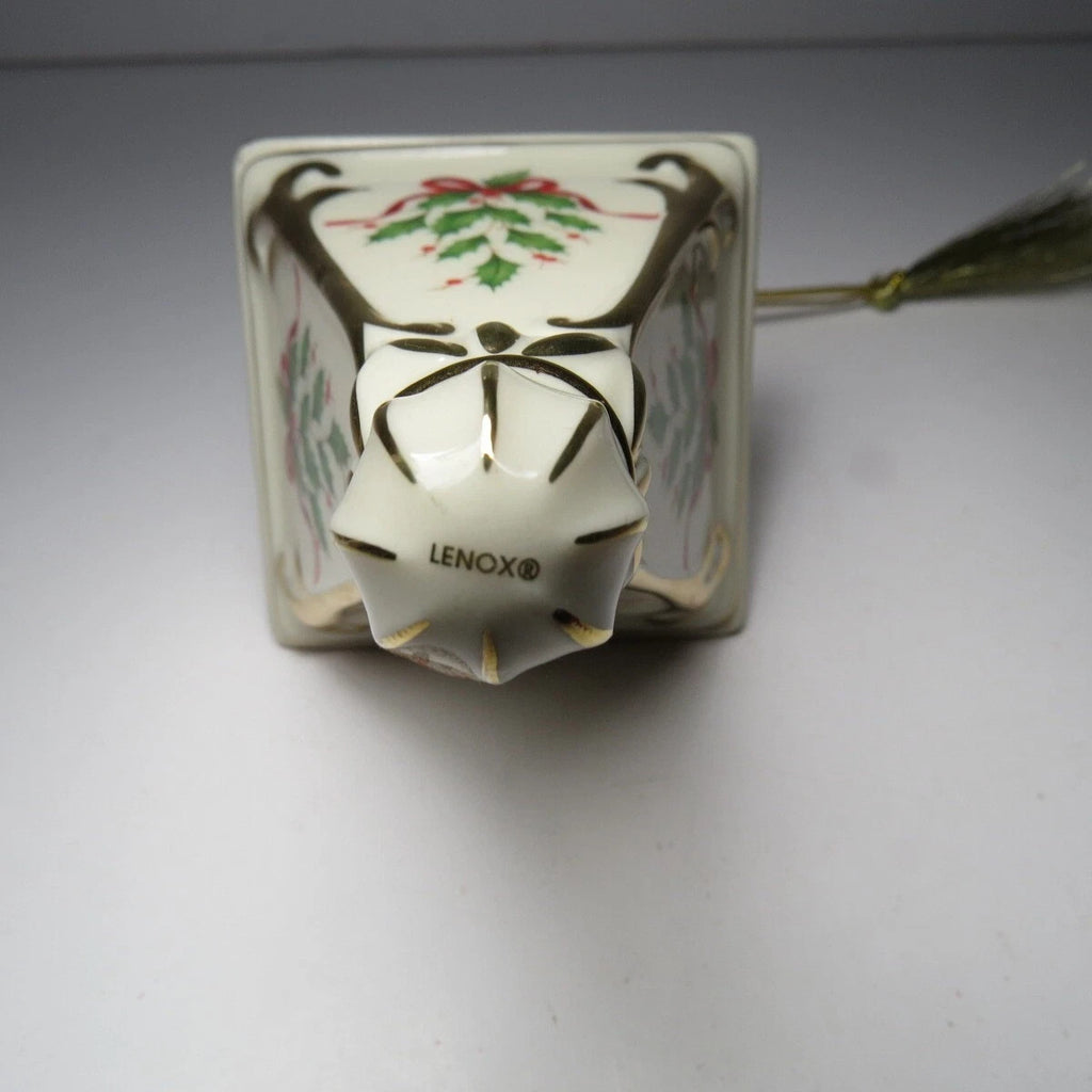 Lenox 2018 Holiday Annual Ornament Lantern Holly Berries Gold Christmas Gift NEW6