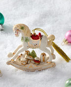 Lenox 2025 Rocking Horse Ornament Baby's 1st Christmas First Gift Vintage NEW1