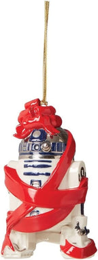Lenox Disney R2-D2 Star Wars Droid Ornament Figurine Red Ribbon Christmas NEW0
