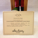 Lenox 2014 Santa Pencil Figurine Annual Clock Shop Countdown to Christmas LE NEW3