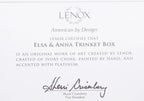 Lenox Disney Frozen Elsa & Anna Sisters Treasure Box Snowflake Crystals Gift NEW6