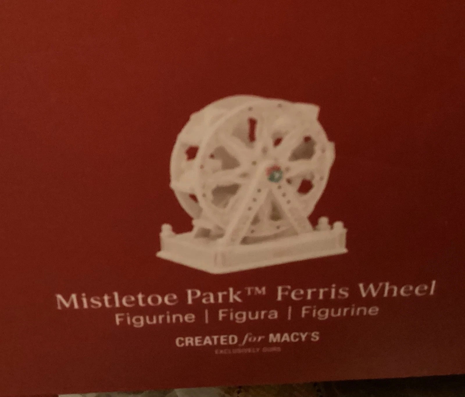 Lenox Mistletoe Park Ferris Wheel Figurine Village Traditions Christmas 2025 NEW9