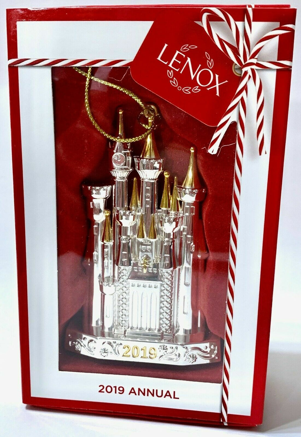 Lenox Disney 2019 Princess Cinderella's Castle Ornament Silver Christmas NEW1