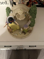 Lenox Disney Princess Snow White's Garden Fountain Figurine Fawn Bird Dopey NEW10