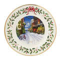 Lenox 2024 Holiday Collector Plate Winter Town Scene Christmas Village LE NEW0