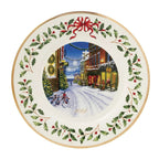 Lenox 2024 Holiday Collector Plate Winter Town Scene Christmas Village LE NEW0