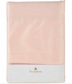 Yves Delorme Triomphe Pink King Shams Pair Blush Saddle Stitch Cotton Sateen NEW4