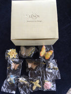 Lenox Spring Easter Mini Tree Ornaments Set 10 Flower Bird Butterfly Retired NEW10