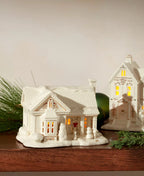 Lenox  Mistletoe Park Lighted Starter Set 3PC House Mini Figurines Christmas NEW3