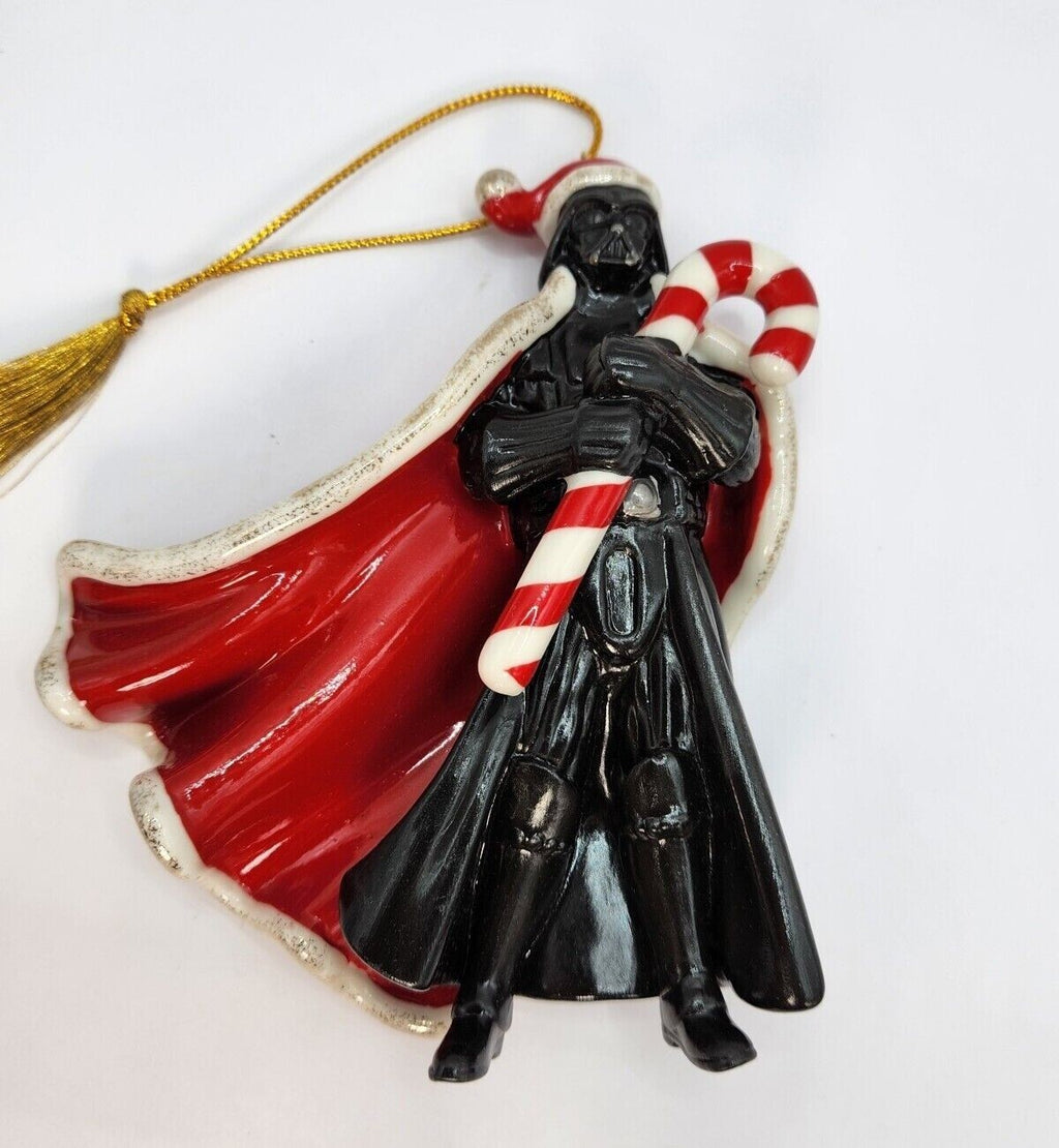 Lenox Disney Darth Vadar Ornament Figurine Candy Cane Star Wars Christmas NEW1
