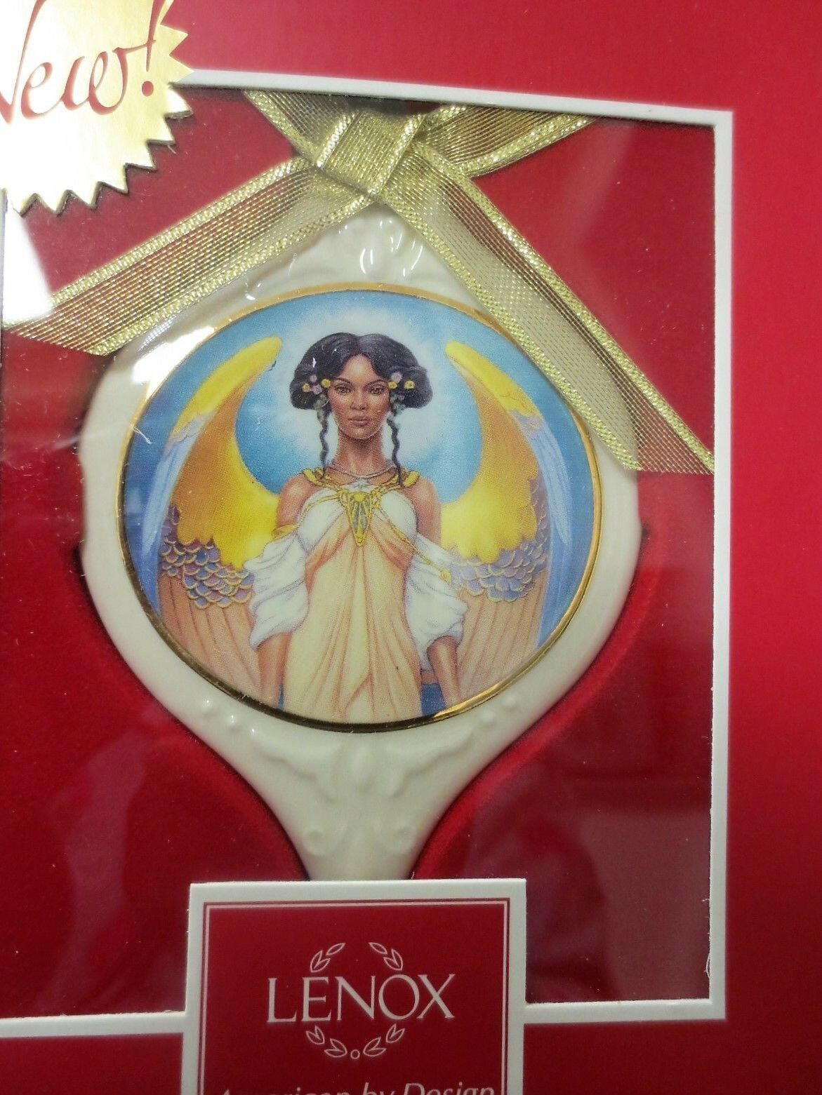 Thomas Blackshear Angel Of Grace Ornament Ebony Visions Lenox Christmas LE NEW0