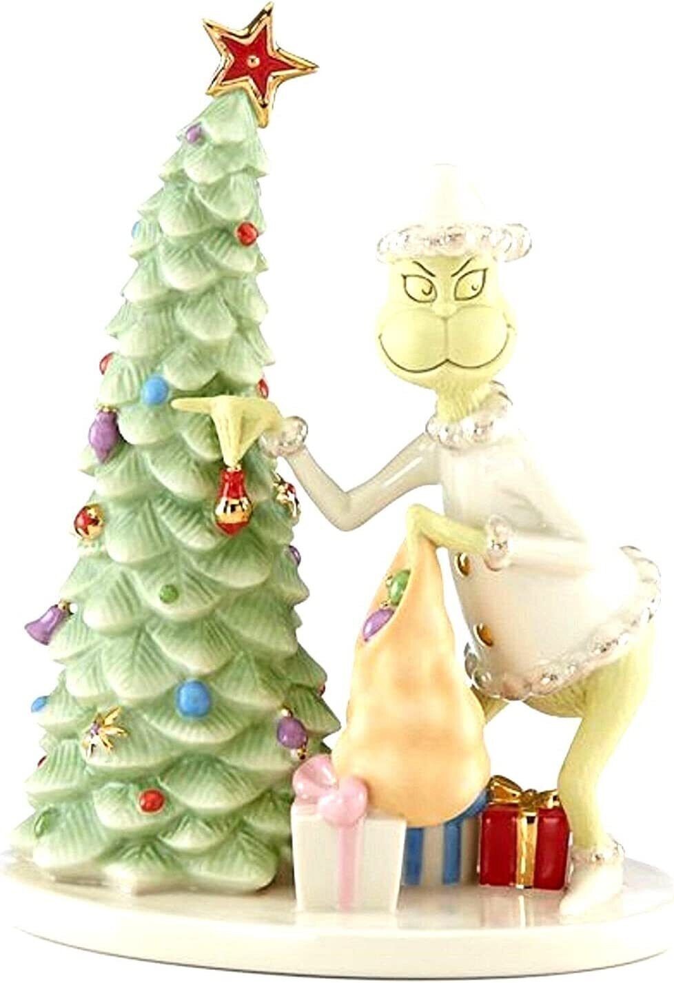 Lenox Grinch Christmas Crook Figurine Dr Seuss Thief Stealing Tree How Stole NEW1
