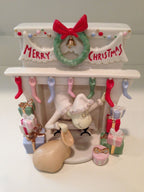 Lenox Grinch Steals The Stockings Figurine  Whoville Chimney Stole Christmas NEW4