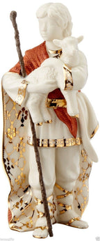 Lenox First Blessing Nativity Shepherd Boy With Lamb Figurine Christmas NEW4