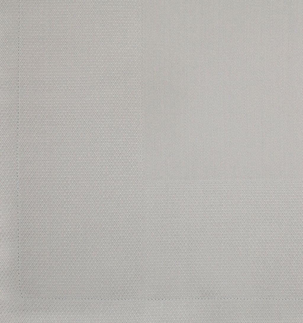 Sferra Squire Grey Tablecloth & 16 Napkins Diamond Pique 70"X126" Easy Care NEW6