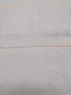 Sferra Ivory Houndstooth Standard Pillowcases Egyptian Cotton Sateen Italy NEW6