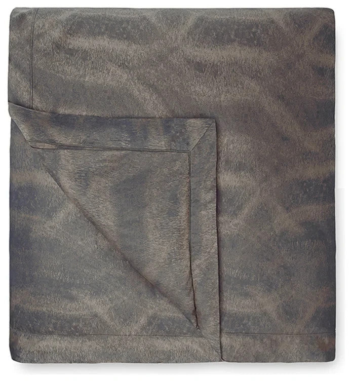 Sferra Belardo Indigo King Duvet Sham Set 3PC Cotton Sateen Jacquard Italy NEW4