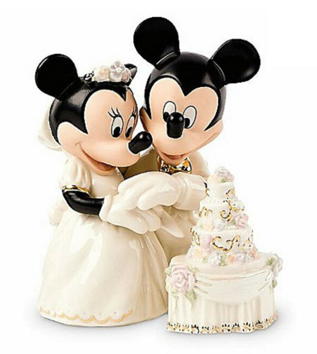 Lenox Disney Minnie's Dream Wedding Cake Topper Figurine Mickey Mouse Bride NEW0