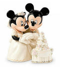 Lenox Disney Minnie's Dream Wedding Cake Topper Figurine Mickey Mouse Bride NEW0