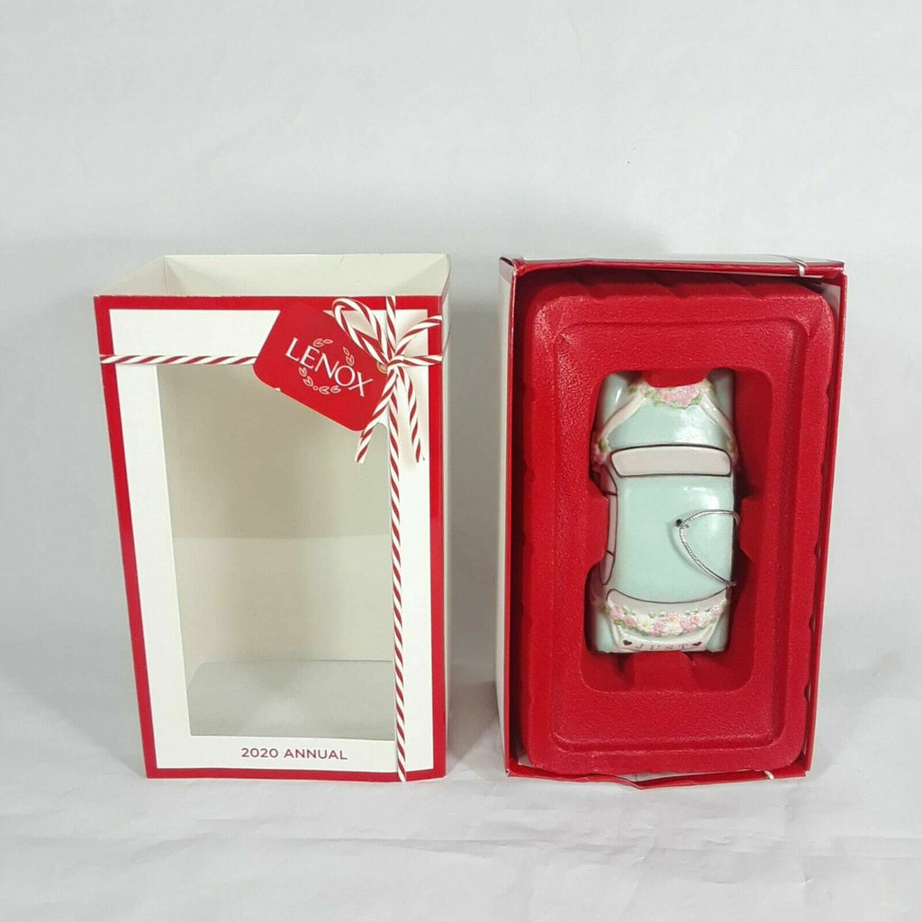 Lenox 2020 Wedding Car Ornament Just Married Honeymoon Retro Gift Christmas NEW5