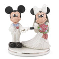 Lenox Disney Mickey & Minnie Mouse Wedding Cake Topper Figurine Bride Groom NEW0