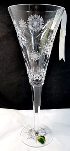 Waterford Crystal 2020 Snowflake Wishes Love Flute 10th Ed #1055481 NEW IN BOX5