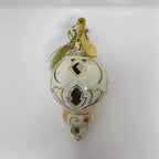Lenox 2017 Ivory Spire Pierced Ornament Annual Gold Accents Christmas Gift NEW1
