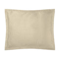 Sferra Perrio Oat Standard Sham Tan Geometric Motif Cotton Matelassé Italy NEW0