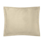 Sferra Perrio Oat Standard Sham Tan Geometric Motif Cotton Matelassé Italy NEW0