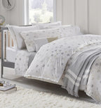Sferra Punti Platinum Standard Sham Grey Taupe Dots Cotton Percale  Italy NEW3
