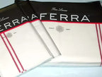 Sferra Grande Hotel King Duvet Set 4PC  Berry Egyptian Cotton Percale Italy NEW9