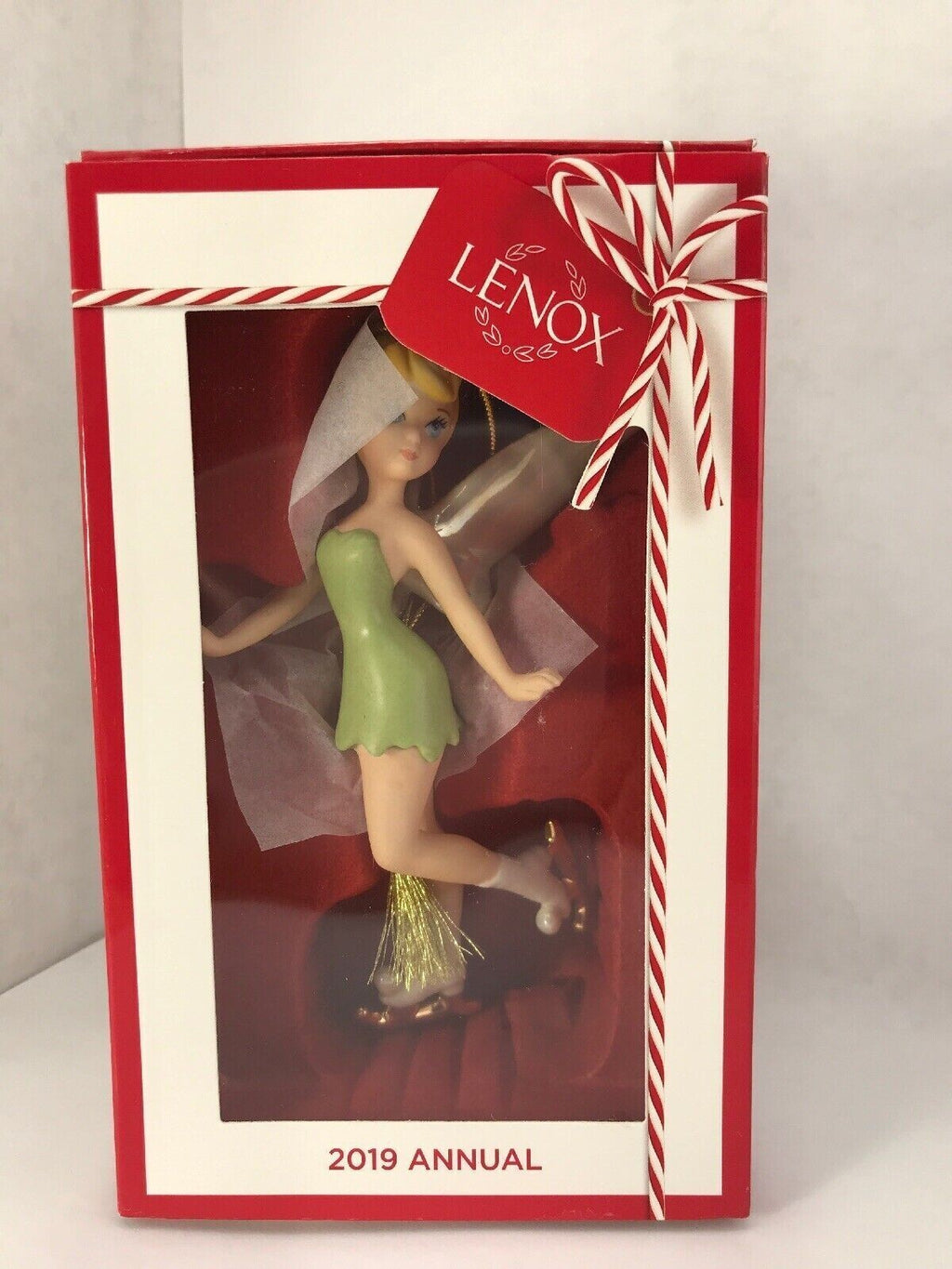 Lenox Disney 2019 Skating Tinkerbell Ornament Figurine Fairy Pixie Christmas NEW1