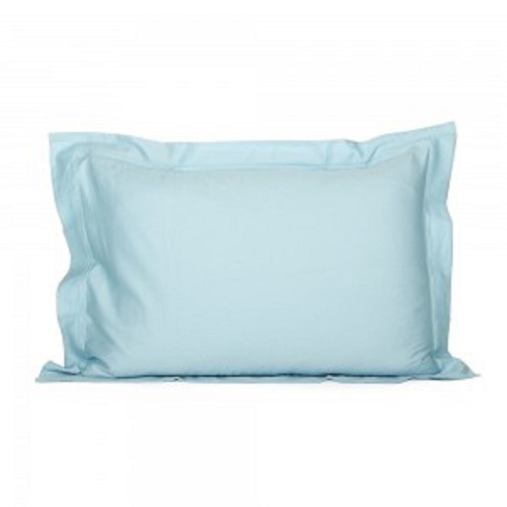 Yves Delorme Triomphe Aqua Queen Duvet Set 3PC Egyptian Cotton Sateen Lagon NEW14