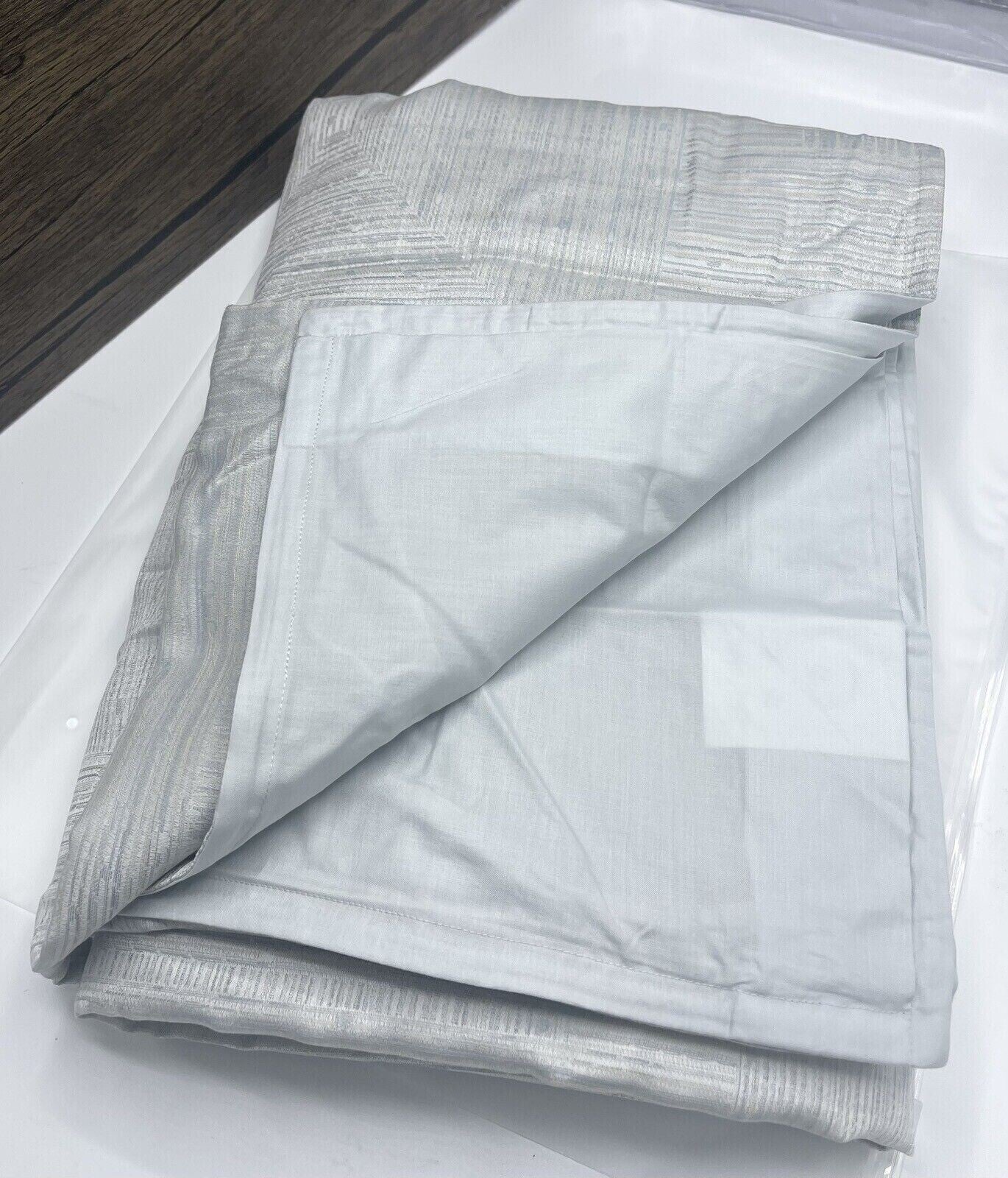 Sferra Modelli Aquamarine King Duvet Set 3PC Cotton Jacquard Reverses Italy NEW4
