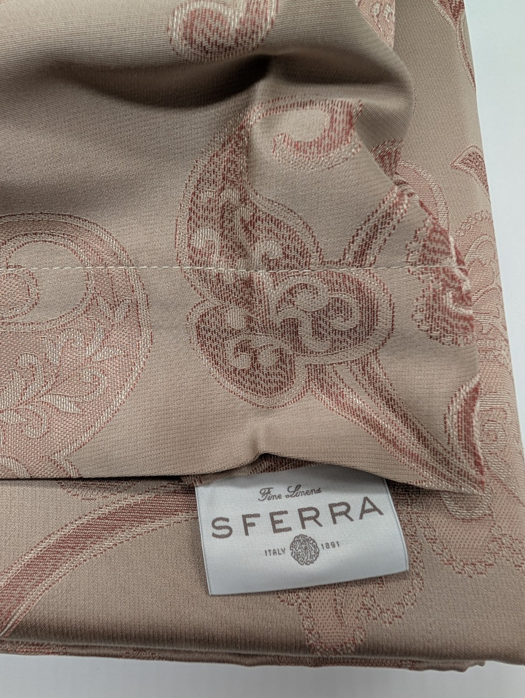 Sferra Bellanca Queen Duvet Set 3PC Floral Egyptian Cotton Jacquard Italy NEW6